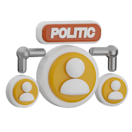 Organisation politique  3D Icon