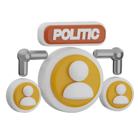 Organisation politique  3D Icon