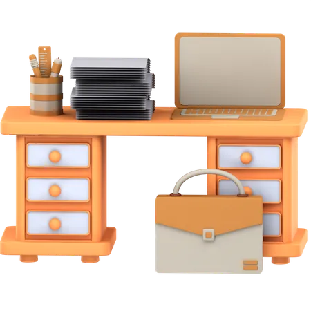 Organizador de escritorio  3D Icon