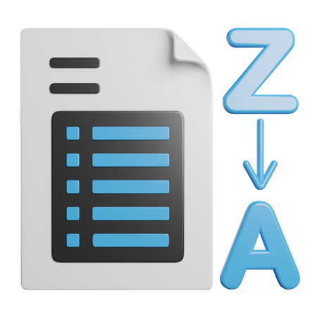 Organizar  3D Icon