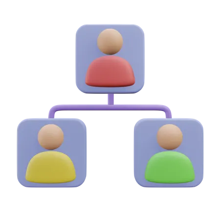 Organzation Business 3 D Illustration 3D Icon