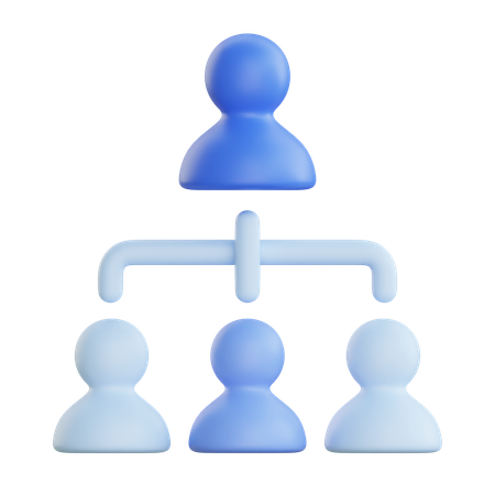 Organization Chart  3D Icon