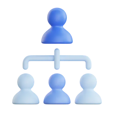 Organization Chart  3D Icon