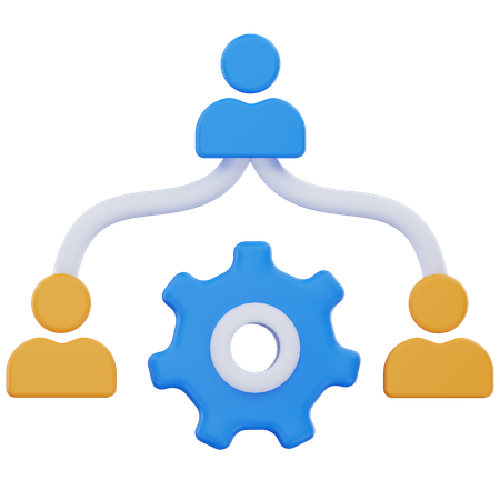 Organization Structure  3D Icon