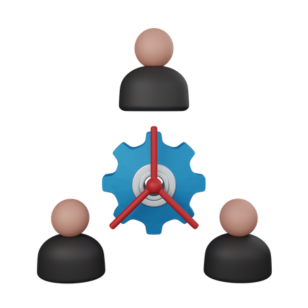 Organization structure  3D Icon