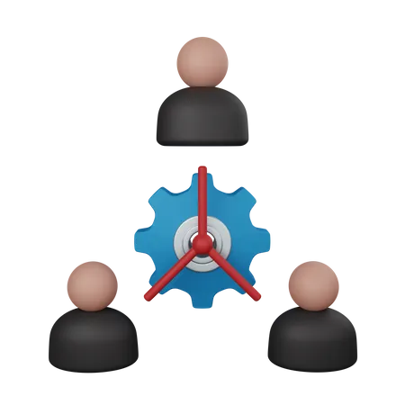 Organization structure  3D Icon