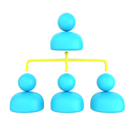 Organizational structure  3D Icon
