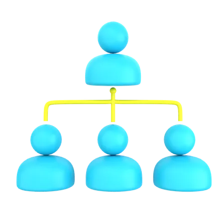 Organizational structure  3D Icon
