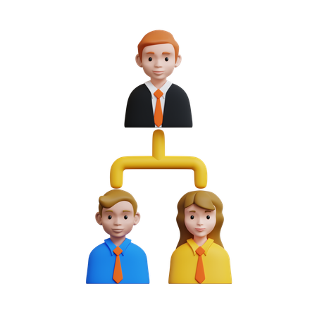 Organizational Structure  3D Icon