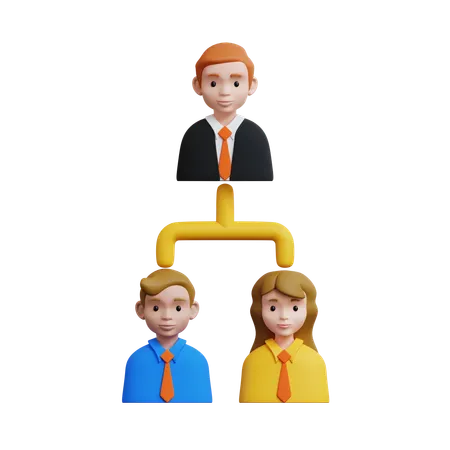 Organizational Structure  3D Icon