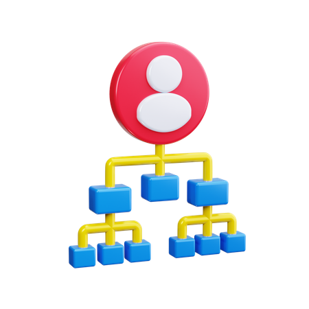 Organizational Structure  3D Icon