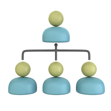 Organizational Structure  3D Icon