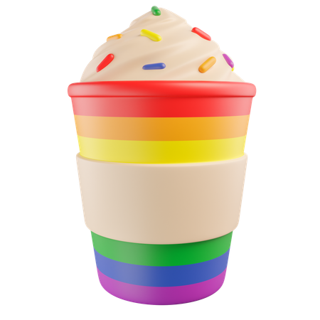 Orgulho Café  3D Icon