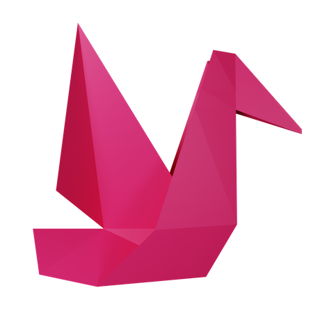 Origami  3D Icon