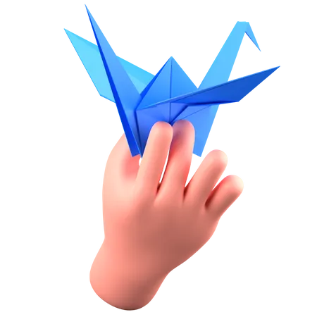 Origami  3D Icon