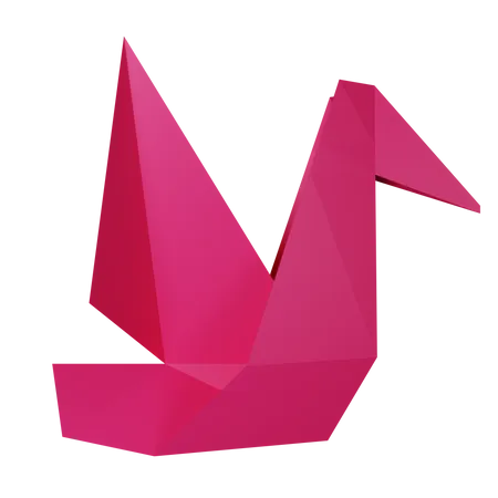 Origami  3D Icon