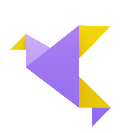 Origami  3D Icon