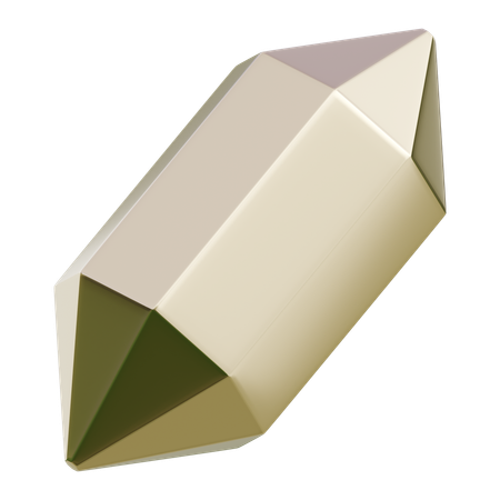 折り紙の結晶の形抽象的な形  3D Icon