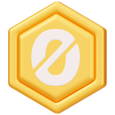 Origin Protocol (OGN) Badge  3D Icon