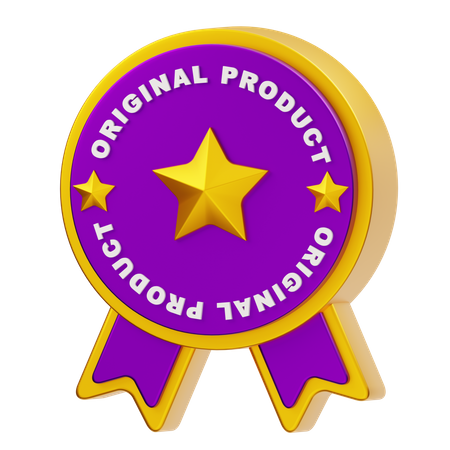 Original Product Badge  3D Icon