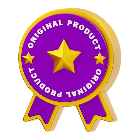 Original Product Badge  3D Icon