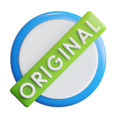 Original Tag  3D Icon