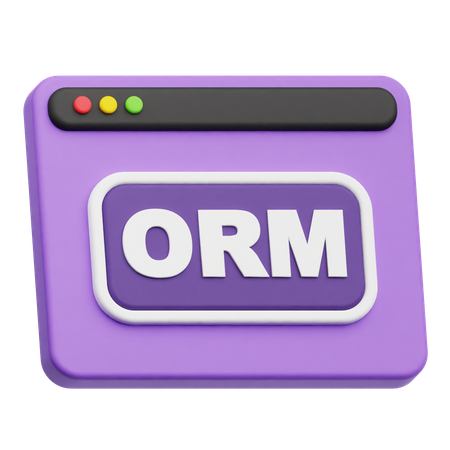 Orm Website  3D Icon