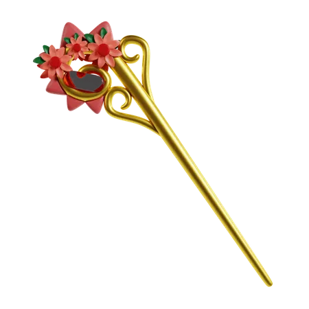 Ornamental Hairpin  3D Icon