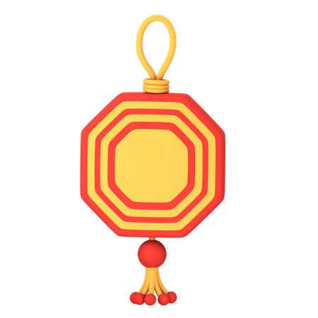 Ornamento Chinês  3D Icon