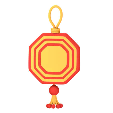 Ornamento Chinês  3D Icon