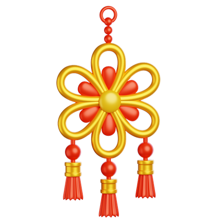 Ornamento Chinês  3D Icon