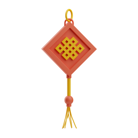 Ornamento Chinês  3D Icon