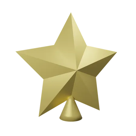 Enfeite de estrela  3D Icon