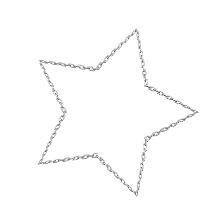Enfeite de estrela  3D Icon