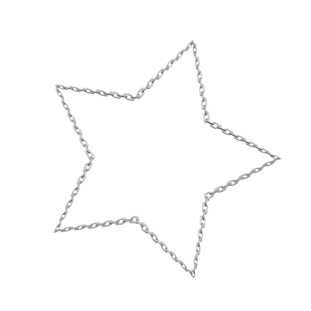 Enfeite de estrela  3D Icon