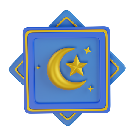 Ornamento islâmico  3D Icon