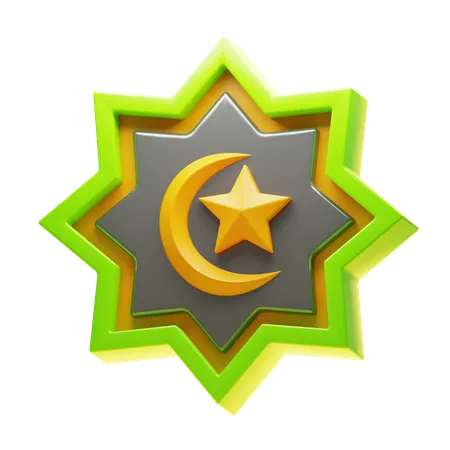 Ornamento islámico  3D Icon