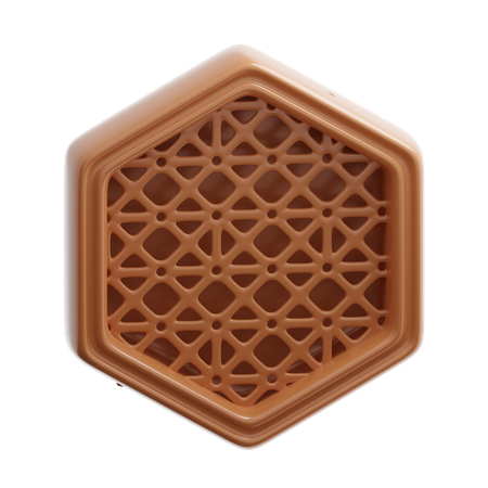 Ornamento islâmico  3D Icon