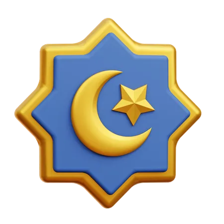 Ornamento islâmico  3D Icon