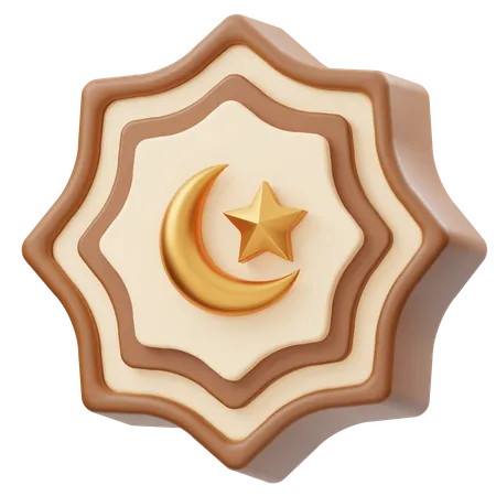 Ornamento islâmico  3D Icon