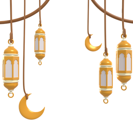 Ornamento do Ramadã  3D Icon