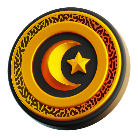 Ornement islamique  3D Icon