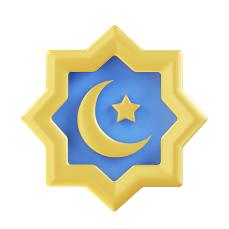 Ornement islamique  3D Icon