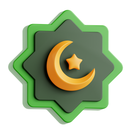 Ornement islamique  3D Icon