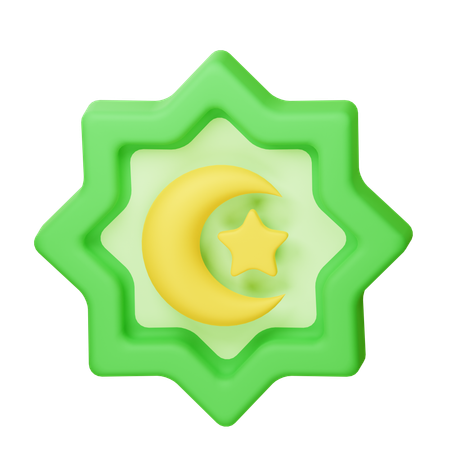 Ornement islamique  3D Icon