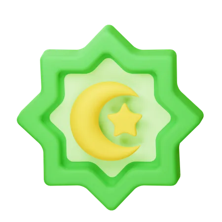 Ornement islamique  3D Icon