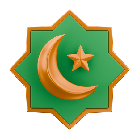 Ornement islamique  3D Icon