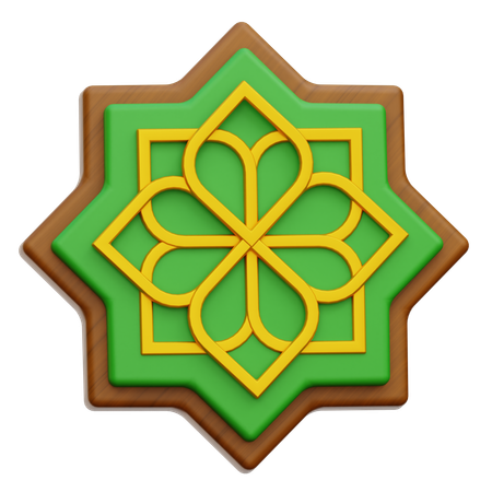 Ornement du Ramadan  3D Icon