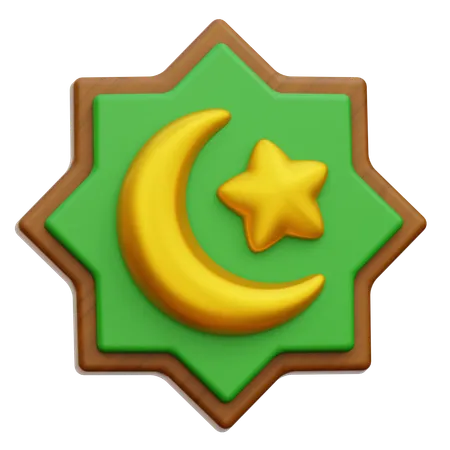 Ornement du Ramadan  3D Icon