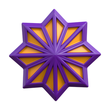 Ornement du Ramadan  3D Icon